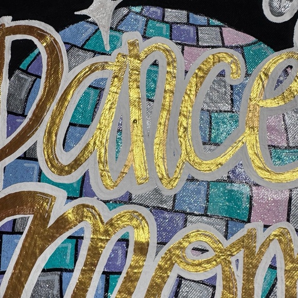 Hand Painted Jean Jacket: “In My Dance Mom Era” - Ladies XXL Denim, Dance Team - Picture 9 of 13